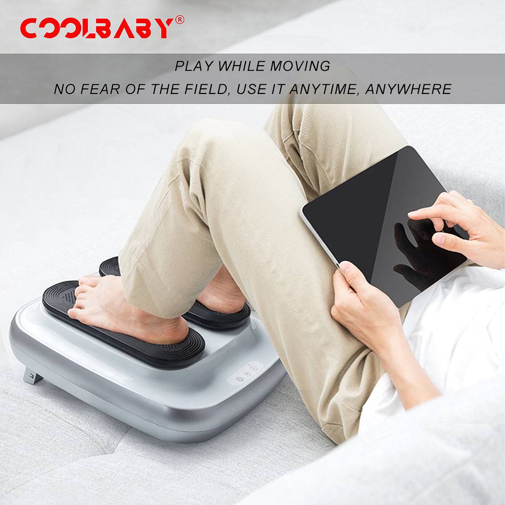 COOLBABY Intelligent Leg Massager Step Machine for Rehabilitation and Rhythm Vibration Aerobic Training - COOLBABY