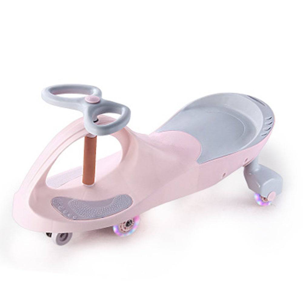 COOLBABY J86 Kids Swing Car Ride On Twist Car Toy Wiggle Car,Swivel Scooter with Music Light Steering Wheel,Baby Push Car,Scooter Toys - COOL BABY