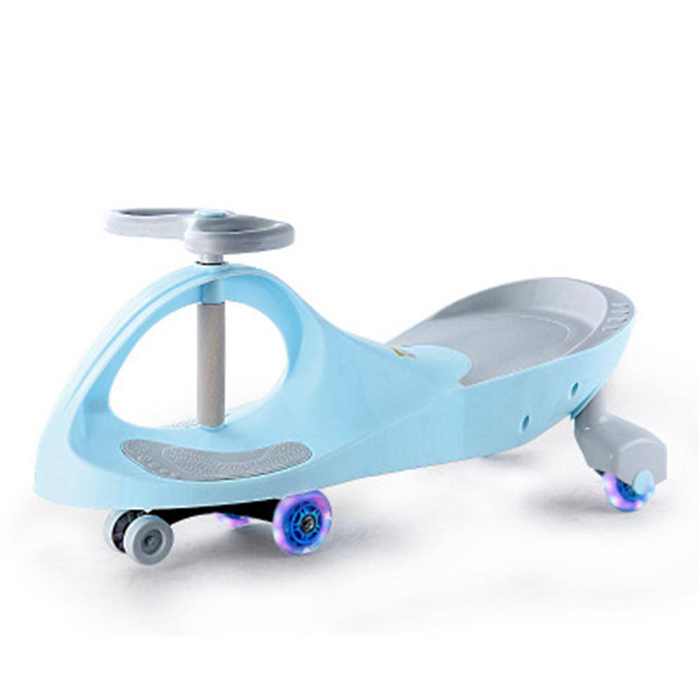 COOLBABY J86 Kids Swing Car Ride On Twist Car Toy Wiggle Car,Swivel Scooter with Music Light Steering Wheel,Baby Push Car,Scooter Toys - COOL BABY