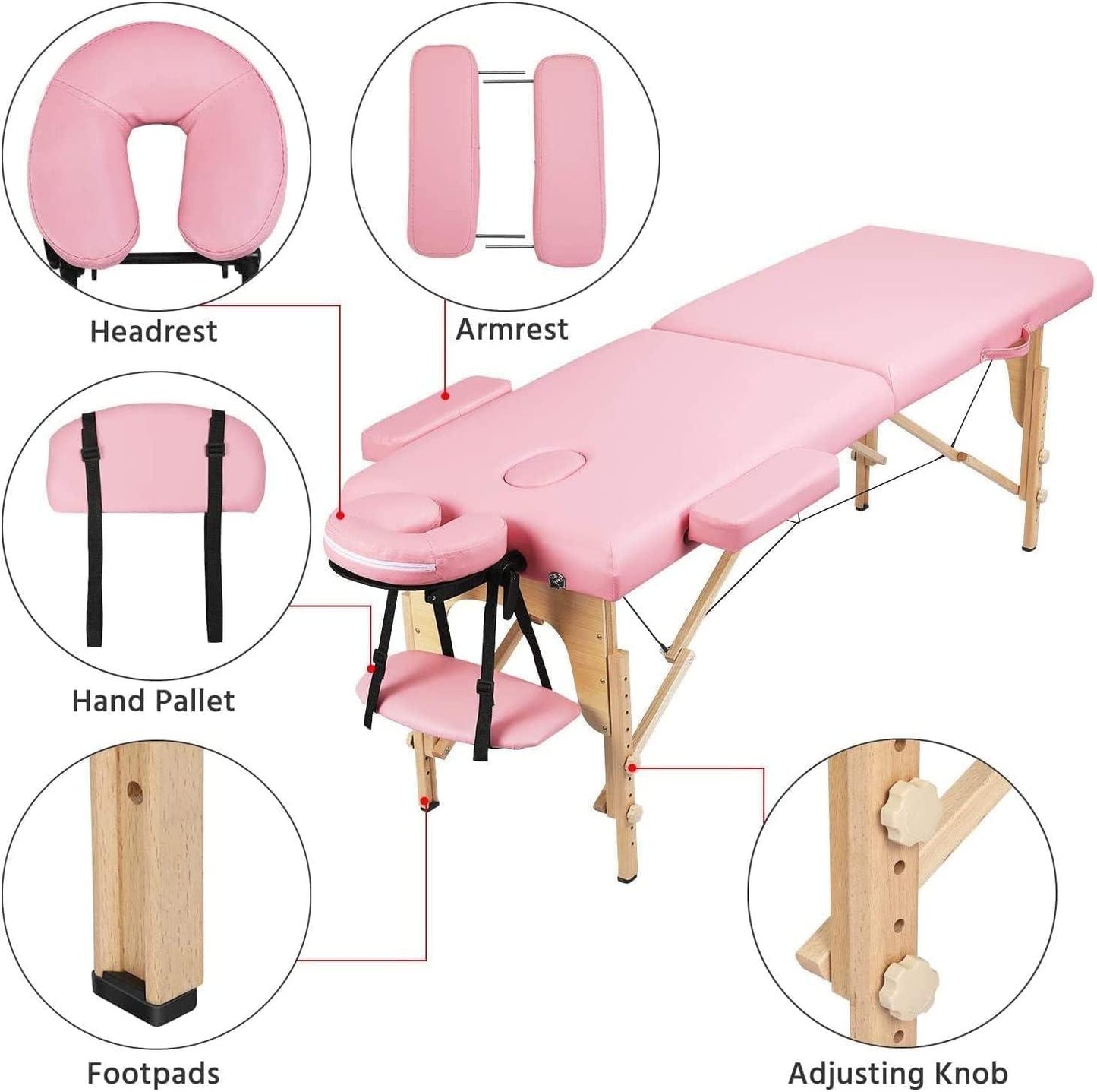 COOLBABY KYBJ-301 Portable Oasis - Professional Fitness Massage Table - COOLBABY