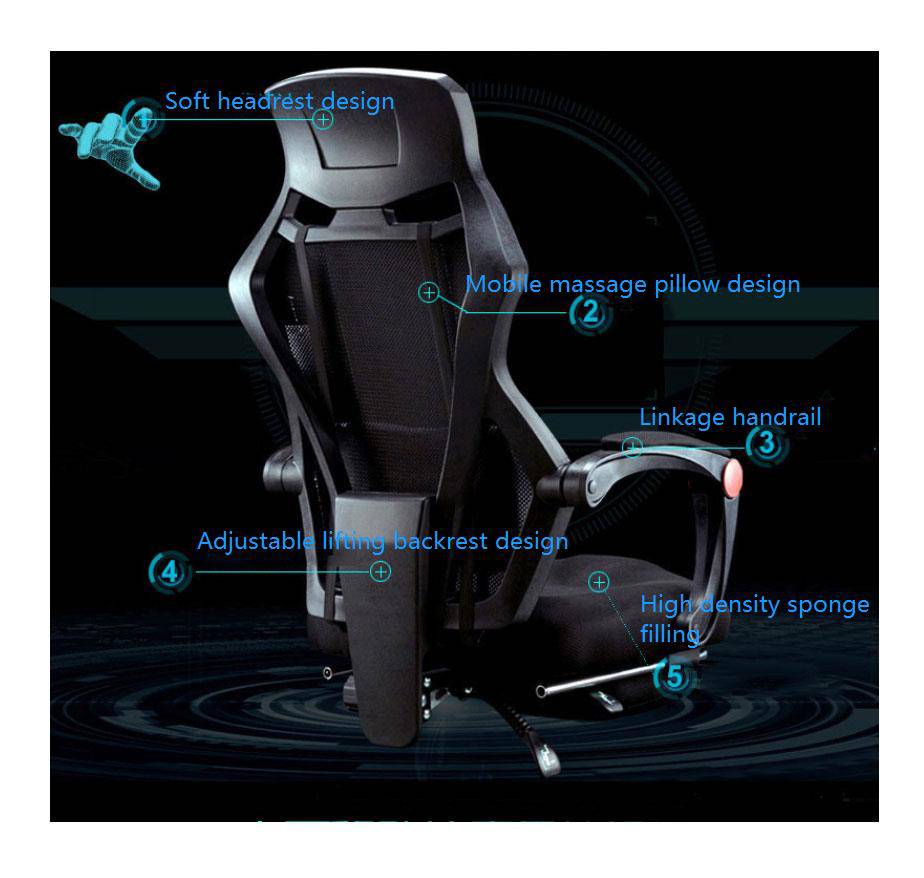 COOLBABY LZM-DJY05 Student E-sports Chair, Ideal for Work and Play - COOLBABY