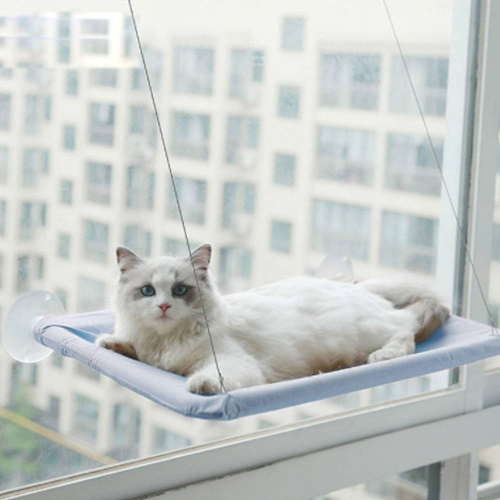 COOLBABY LZM-MDC Cat Hammock Summer Breathable Mesh Pet Hammock Bed - COOLBABY