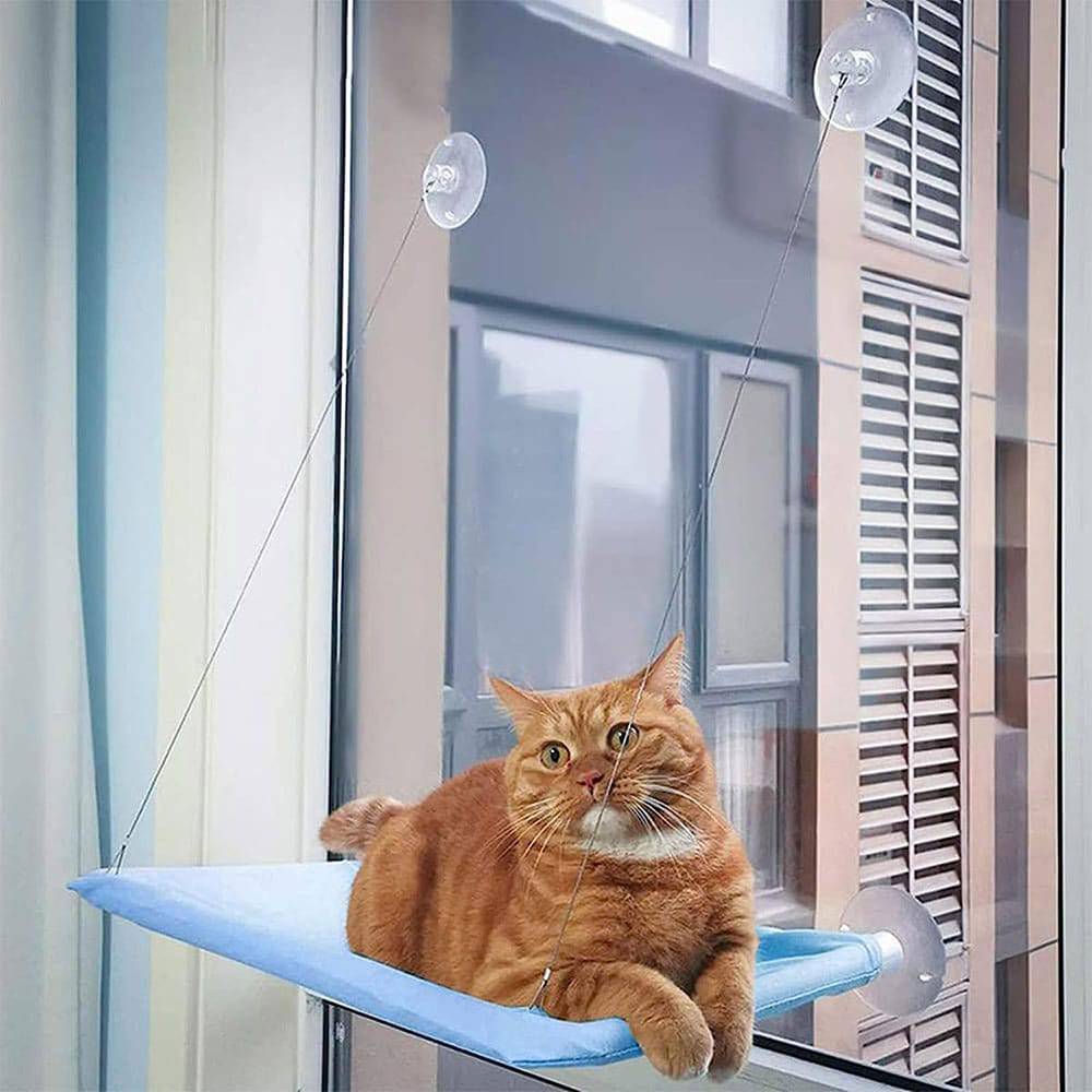 COOLBABY LZM-MDC Cat Hammock Summer Breathable Mesh Pet Hammock Bed - COOLBABY