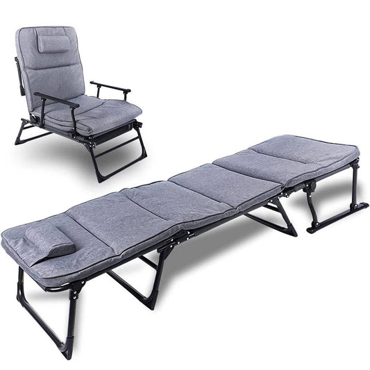 COOLBABY LZM-SFY Fold Sleeping Cot: Versatile Folding Lounge Chair for Ultimate Comfort and Portability" - COOLBABY