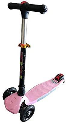 COOLBABY MC5168D Adjustable Height LED Scooter with Stable 3-Wheel Design - COOLBABY