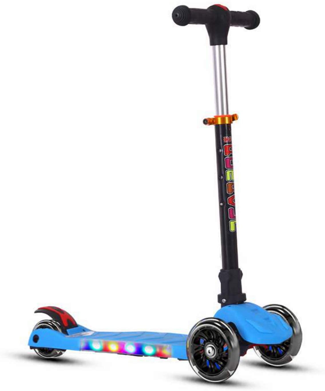 COOLBABY MC5168D Adjustable Height LED Scooter with Stable 3-Wheel Design - COOLBABY
