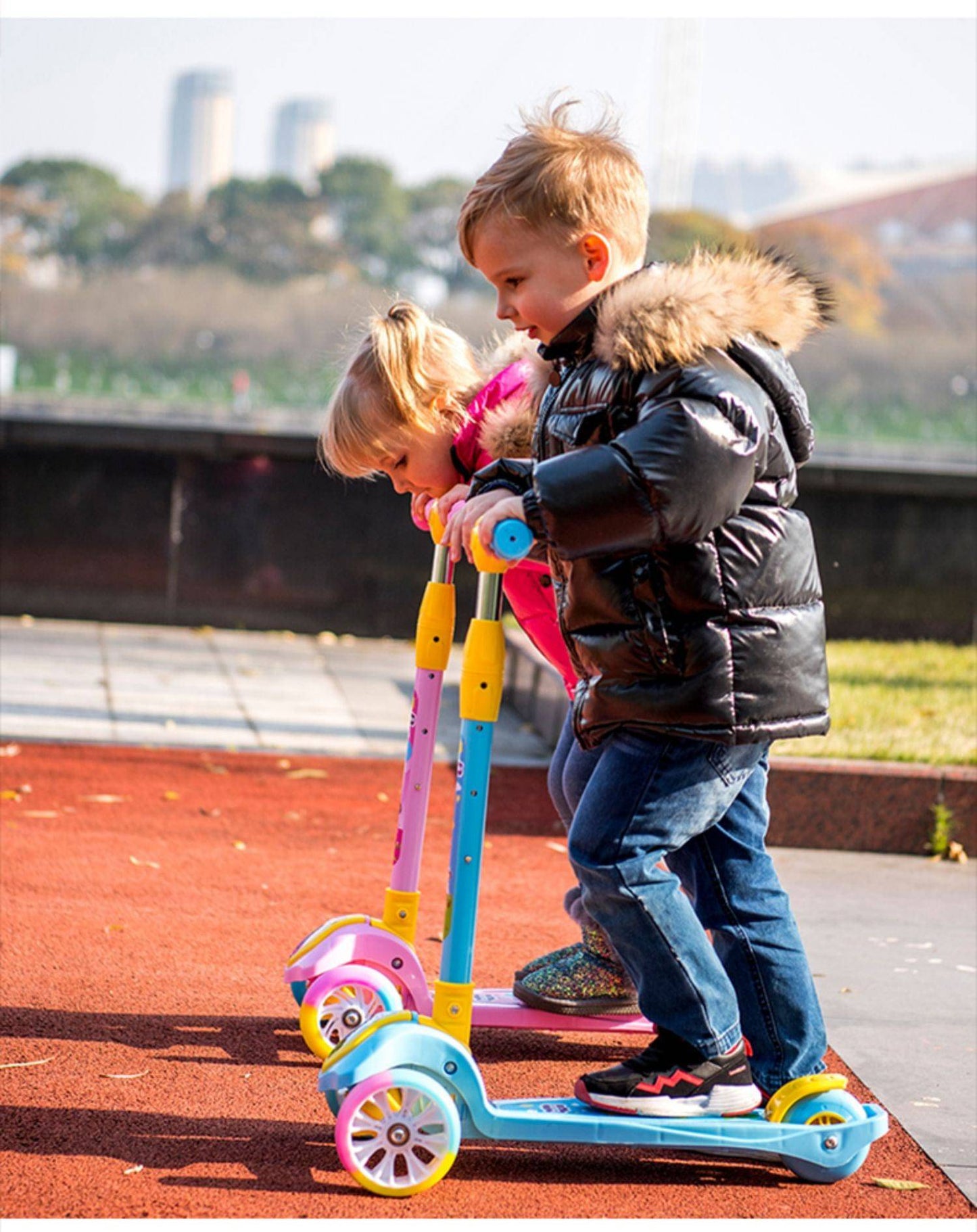 COOLBABY MX326 Discover Fun and Fitness with Our Foldable Children's Scooter - COOLBABY