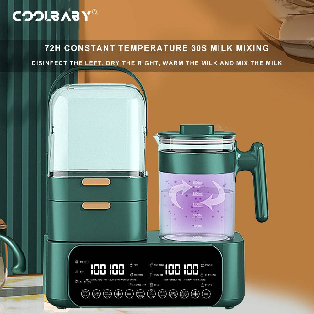COOLBABY NPXDG02 Versatile 3-in-1 Sterilizer - COOLBABY