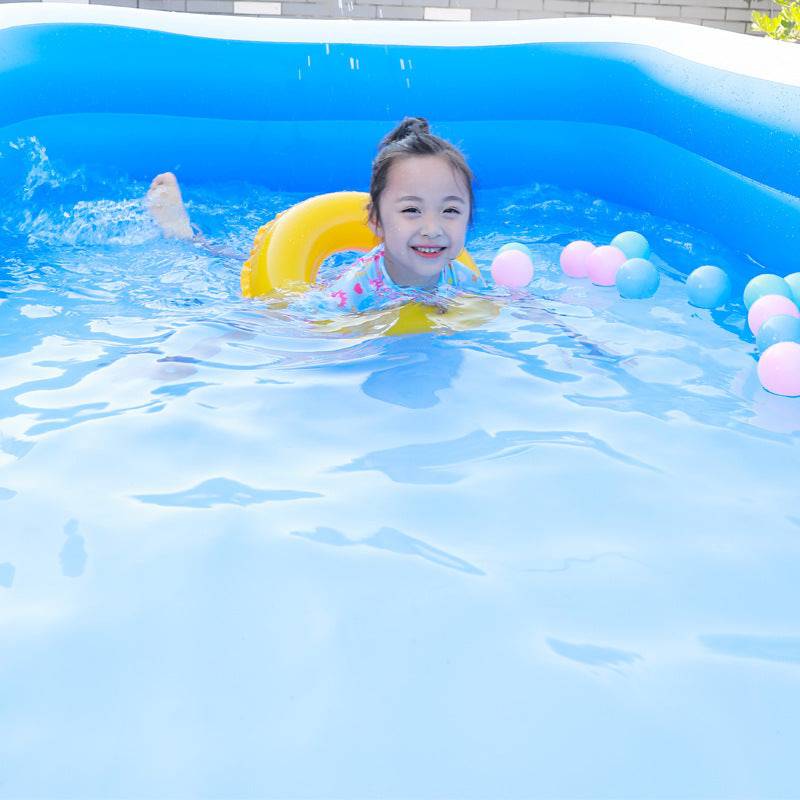 COOLBABY PVC Children's Inflatable Swimming Pool Home Outdoor Large Family Pool - COOLBABY