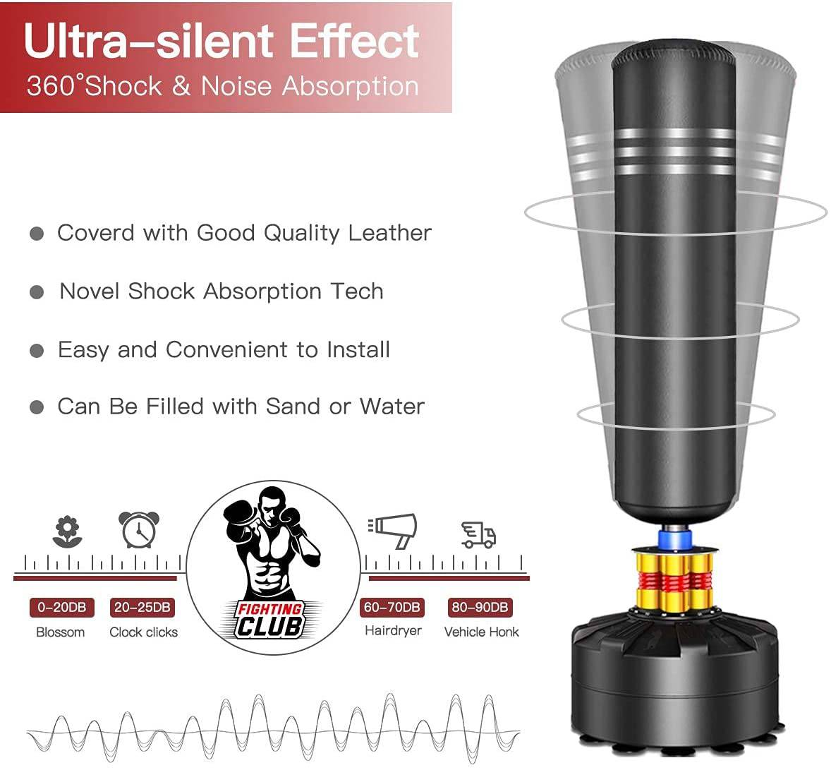 COOLBABY QJD01 Punching Bag Fitness Boxing Equipment Relaxation Relief Sandbags Training Equipment For Adult Children Boxing Gym Equipment - COOL BABY