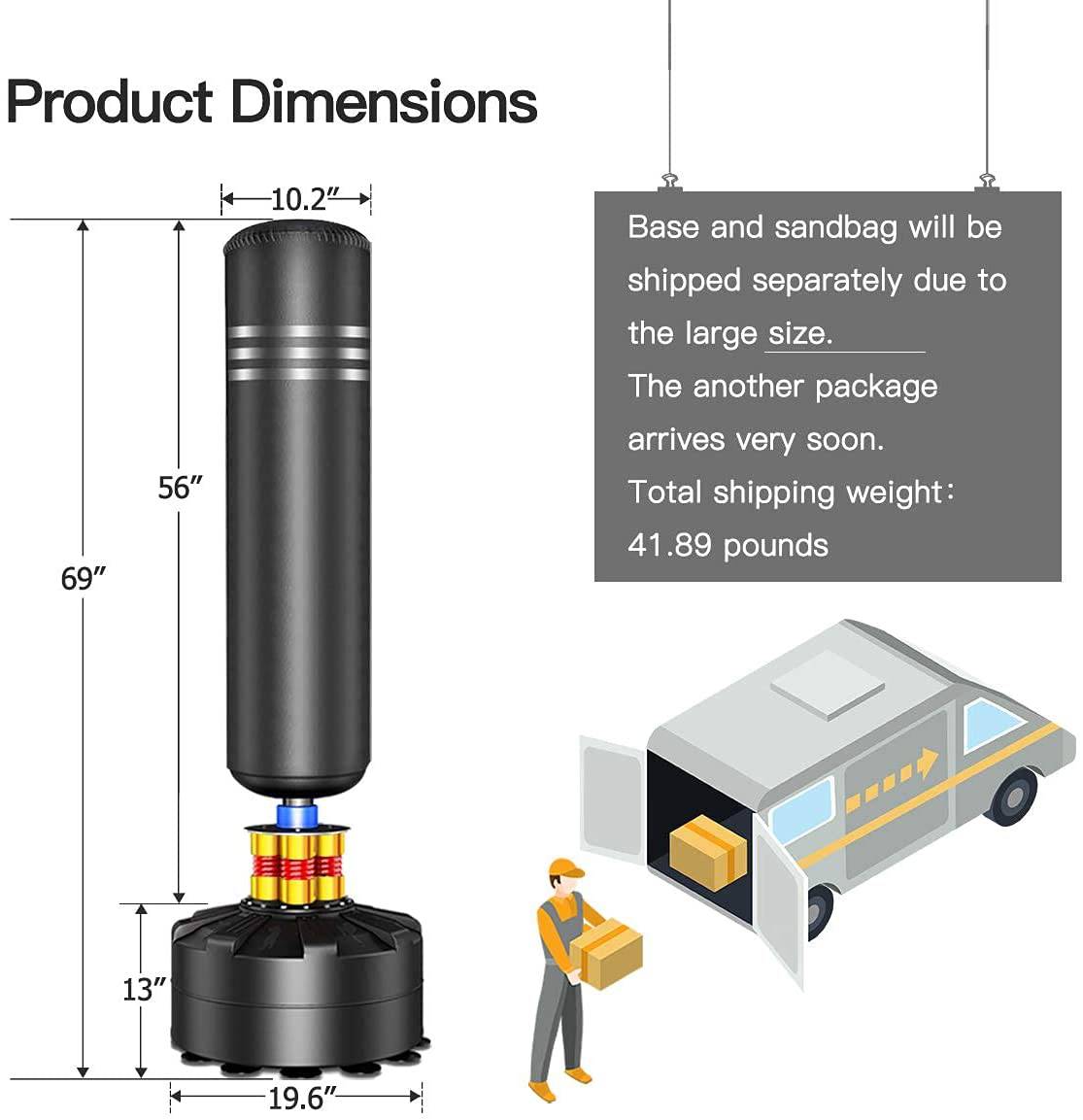 COOLBABY QJD01 Punching Bag Fitness Boxing Equipment Relaxation Relief Sandbags Training Equipment For Adult Children Boxing Gym Equipment - COOL BABY