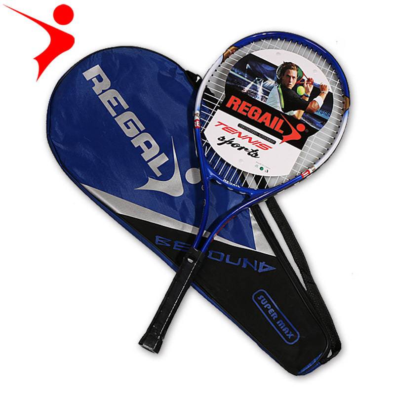 COOLBABY QSNWQP02 27 inch aluminum alloy adult junior tennis racket-RED - COOLBABY