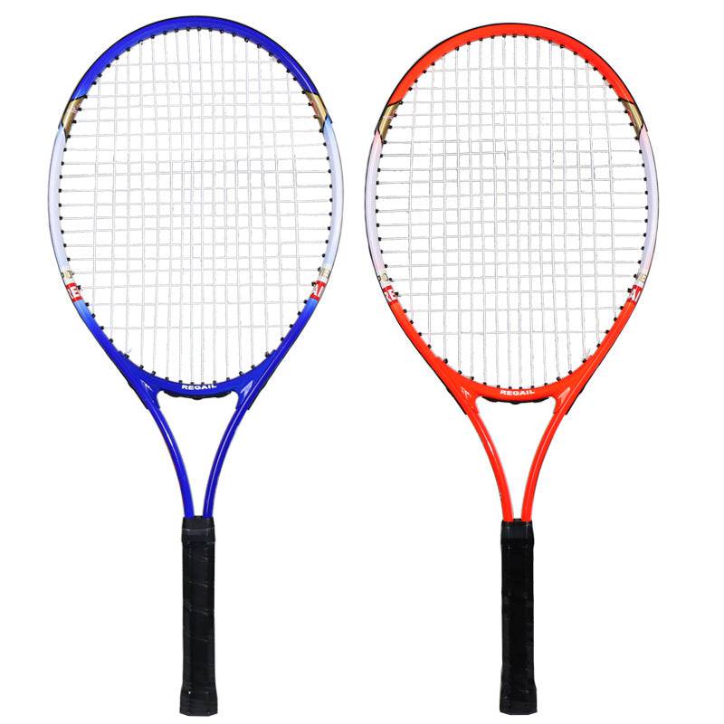 COOLBABY QSNWQP02 27 inch aluminum alloy adult junior tennis racket-RED - COOLBABY
