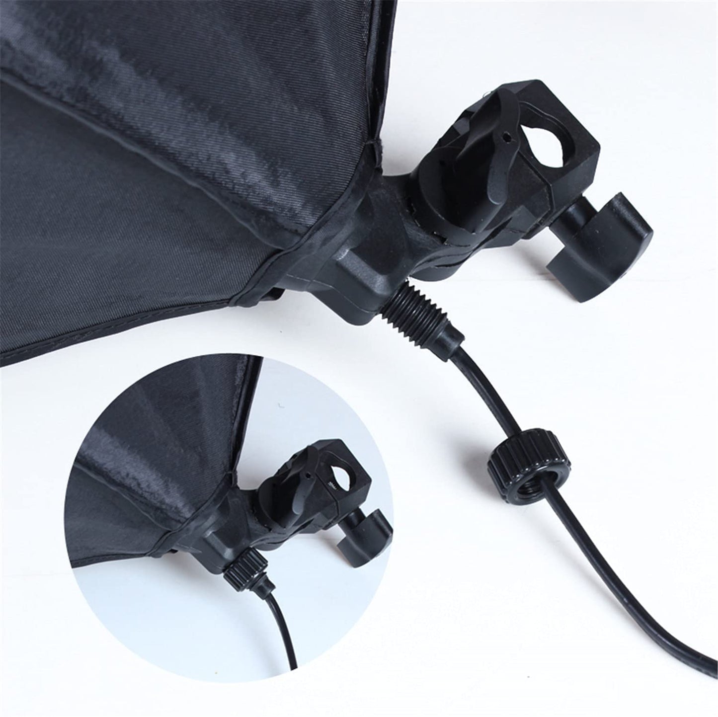 COOLBABY RGX Photography Rectangle Continuous SoftBox Lighting Kit 4pcs 50x70cm Softbox 2pcs Light Holder Stand Photo Studio Equipment Set - COOLBABY