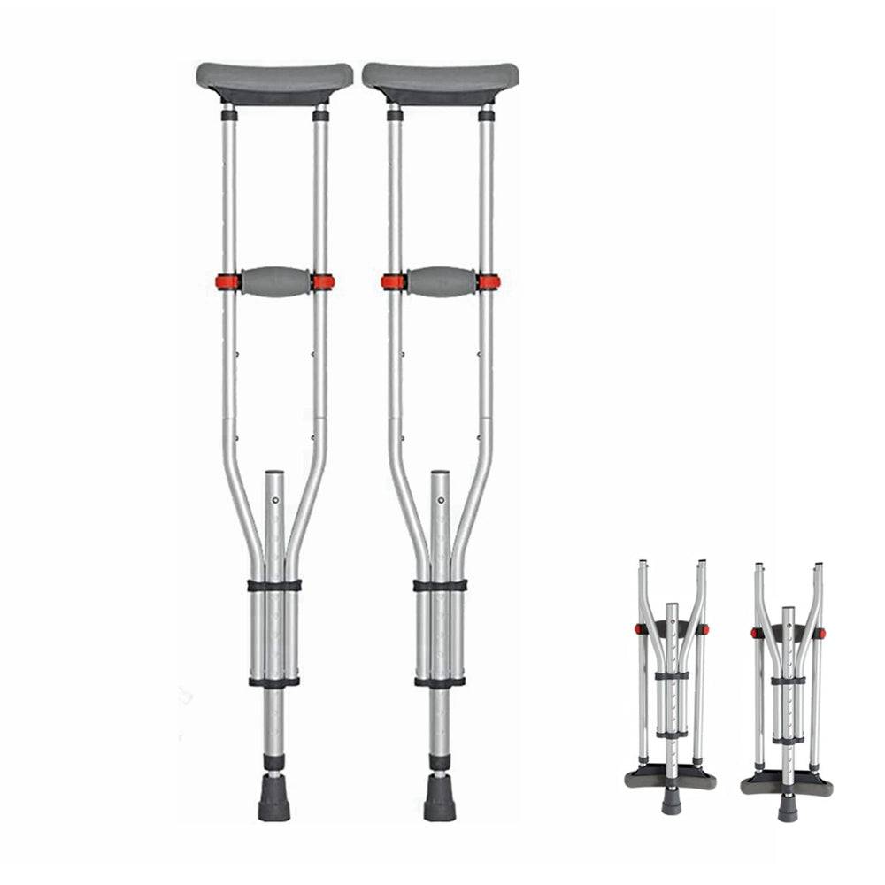 COOLBABY SSZ GZ02 Premium Lightweight Aluminum Foldable Crutches coolbaby-ssz-gz02-premium-lightweight-aluminum-foldable-crutches