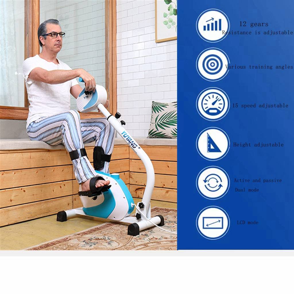 COOLBABY SSZ-KF02 Hemiplegia Upper and Lower Limb Rehabilitation Trainer Electric Rehabilitation Bicycle for Stroke Elderly. - COOLBABY