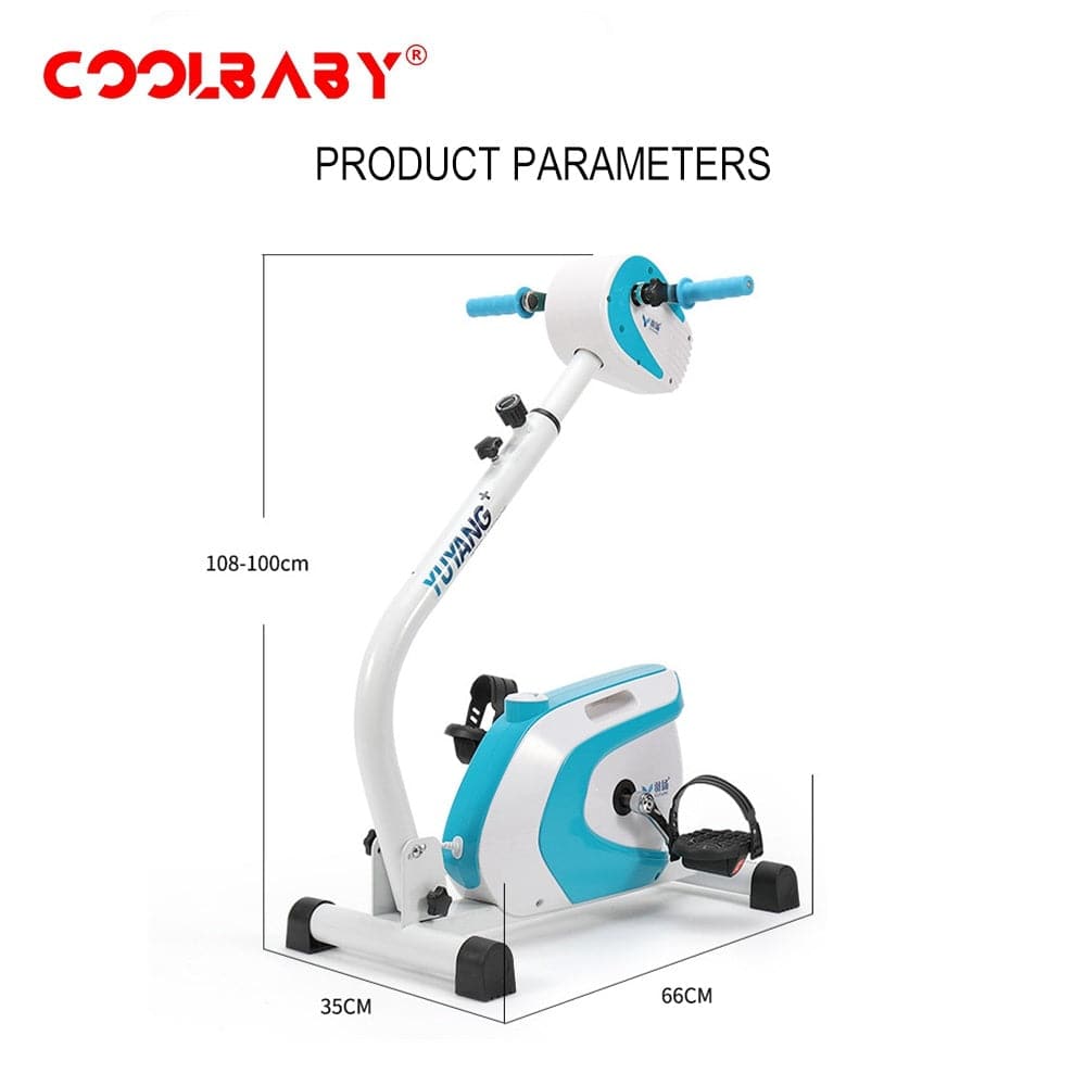 COOLBABY SSZ-KF02 Hemiplegia Upper and Lower Limb Rehabilitation Trainer Electric Rehabilitation Bicycle for Stroke Elderly. - COOLBABY