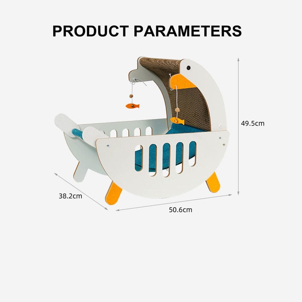 COOLBABY WQSJ-MC01 Multifunctional Cat Hammock, Cat Bed - COOLBABY