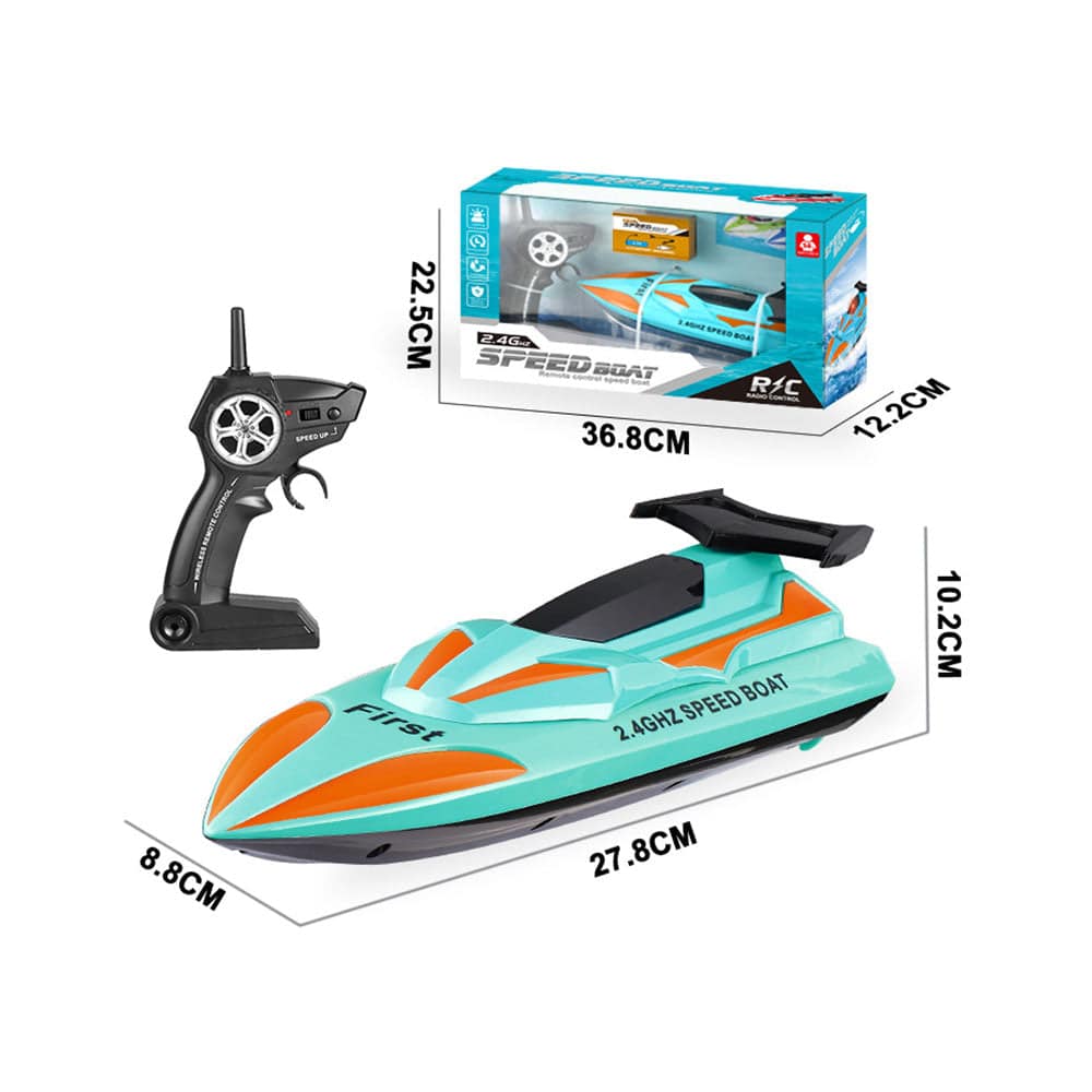COOLBABY WQSJ-YKC01 Kids Remote Control Speedboat 2.4G Water Remote Control Toy - COOLBABY