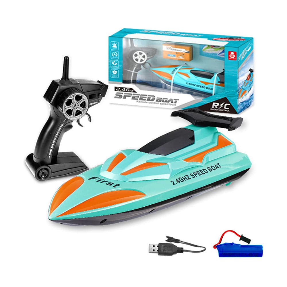 COOLBABY WQSJ-YKC01 Kids Remote Control Speedboat 2.4G Water Remote Control Toy - COOLBABY