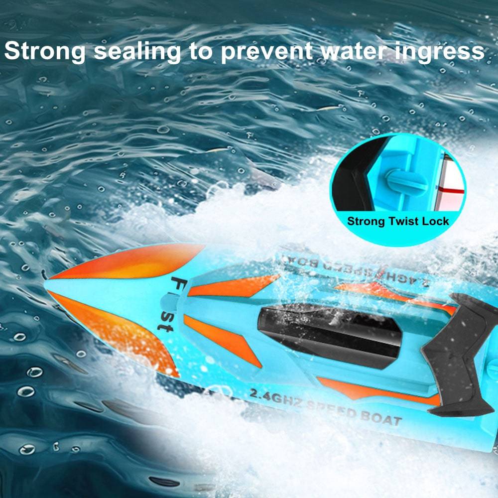 COOLBABY WQSJ-YKC01 Kids Remote Control Speedboat 2.4G Water Remote Control Toy - COOLBABY