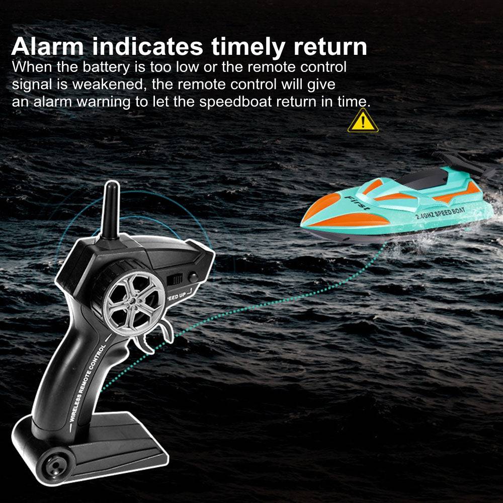 COOLBABY WQSJ-YKC01 Kids Remote Control Speedboat 2.4G Water Remote Control Toy - COOLBABY