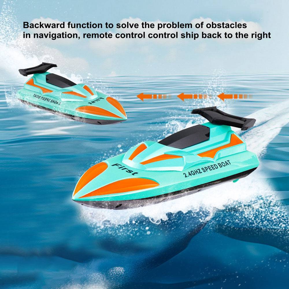 COOLBABY WQSJ-YKC01 Kids Remote Control Speedboat 2.4G Water Remote Control Toy - COOLBABY