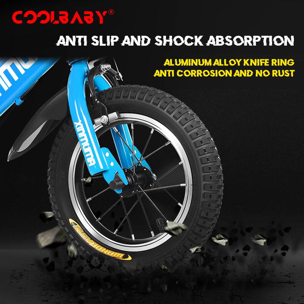 COOLBABY YL66 Premium Steel Child Bike with Adjustable Features - COOLBABY