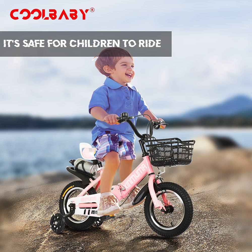 COOLBABY YL66 Premium Steel Child Bike with Adjustable Features - COOLBABY