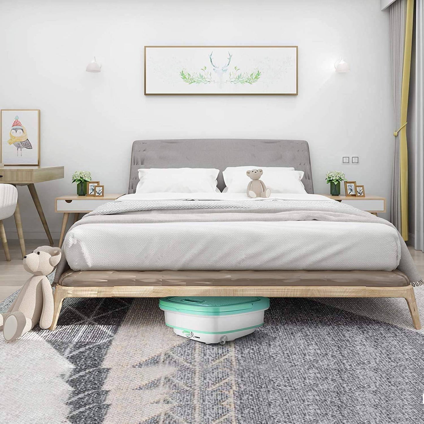 COOLBABY ZDXYJ Portable Washing Machine,Ultrasonic Ozone sterilization,mini washing machine,Folding Washing machine For wash baby clothes - COOLBABY