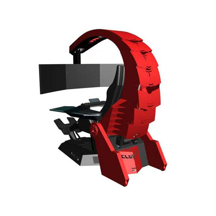 COOLBABY Zero Gravity Recline, Heat Massage, RGB Swivel, Foot Rest - Ultimate Gaming Chair for Triple Screens - COOLBABY
