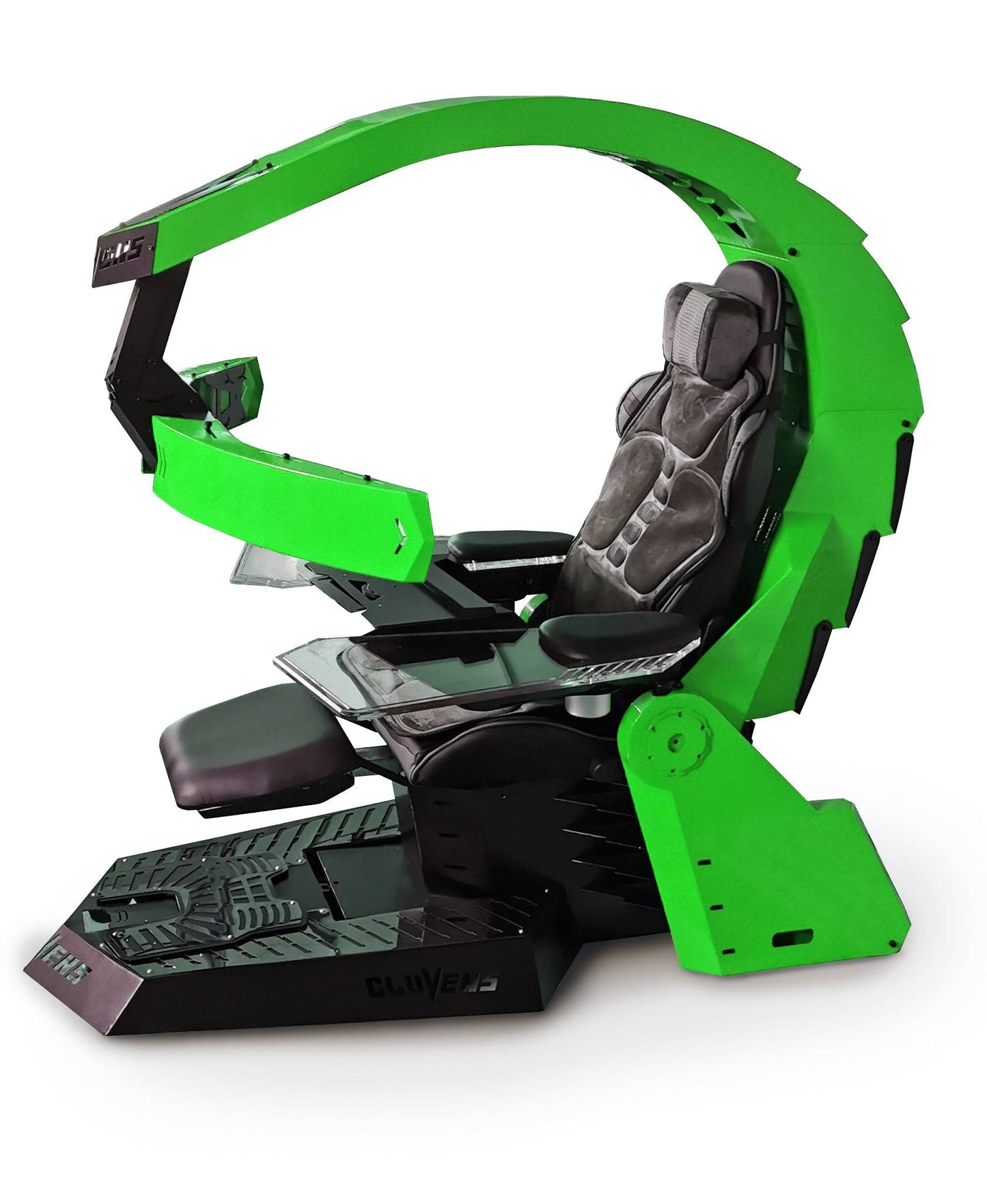COOLBABY Zero Gravity Recline, Heat Massage, RGB Swivel, Foot Rest - Ultimate Gaming Chair for Triple Screens - COOLBABY