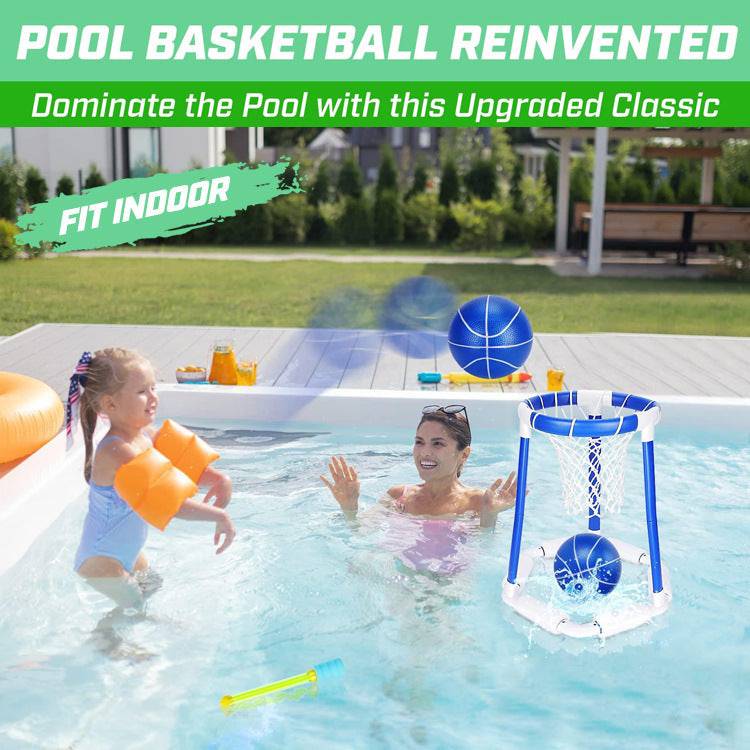 COOLBABY ZLJ21  Water Basketball Frame Children's Outdoor Swimming Pool Floating Basketball - COOLBABY