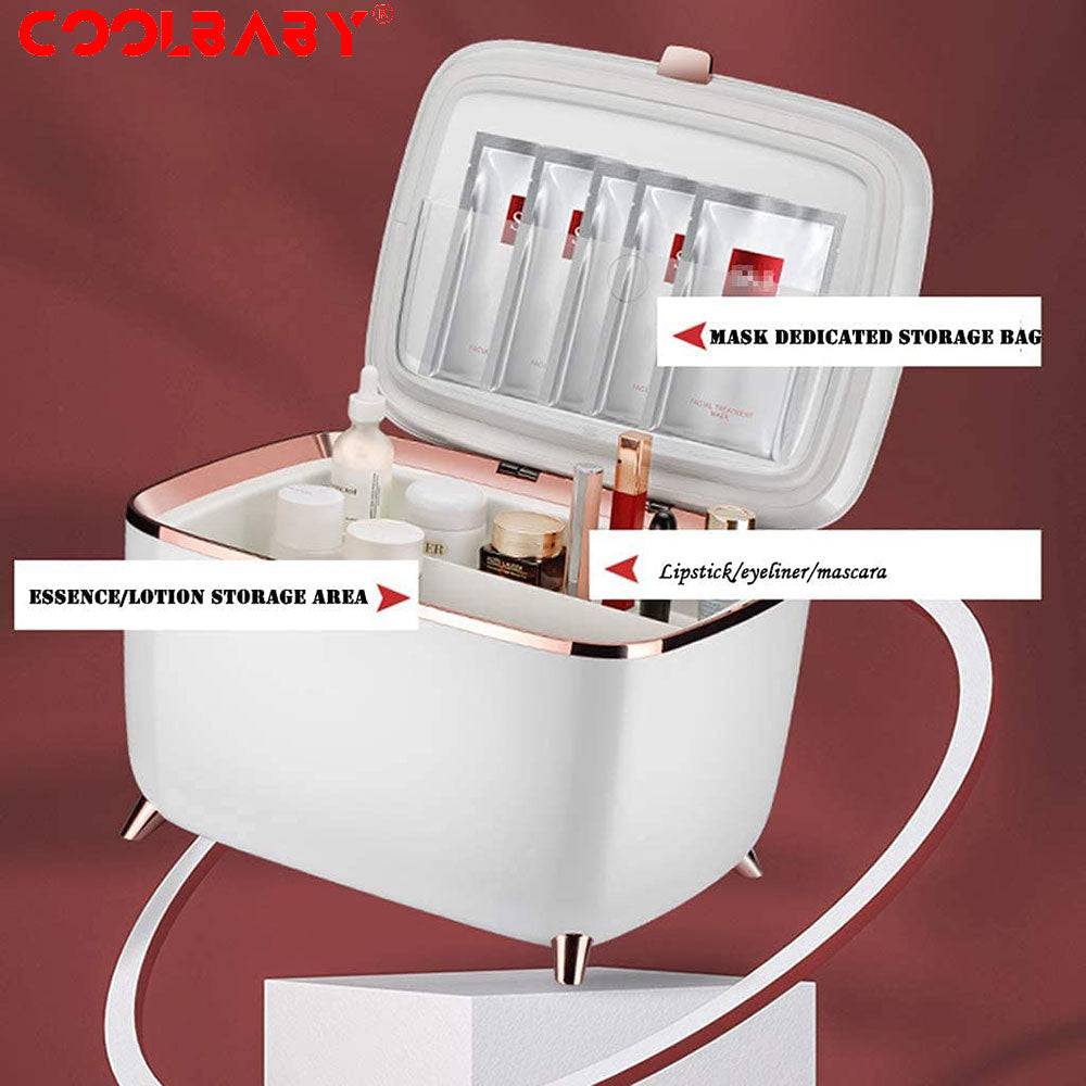 COOLBABY ZRW-MZBX05 Chic 9L Smart Beauty Refrigerator with Air-Cooling Technology - COOLBABY