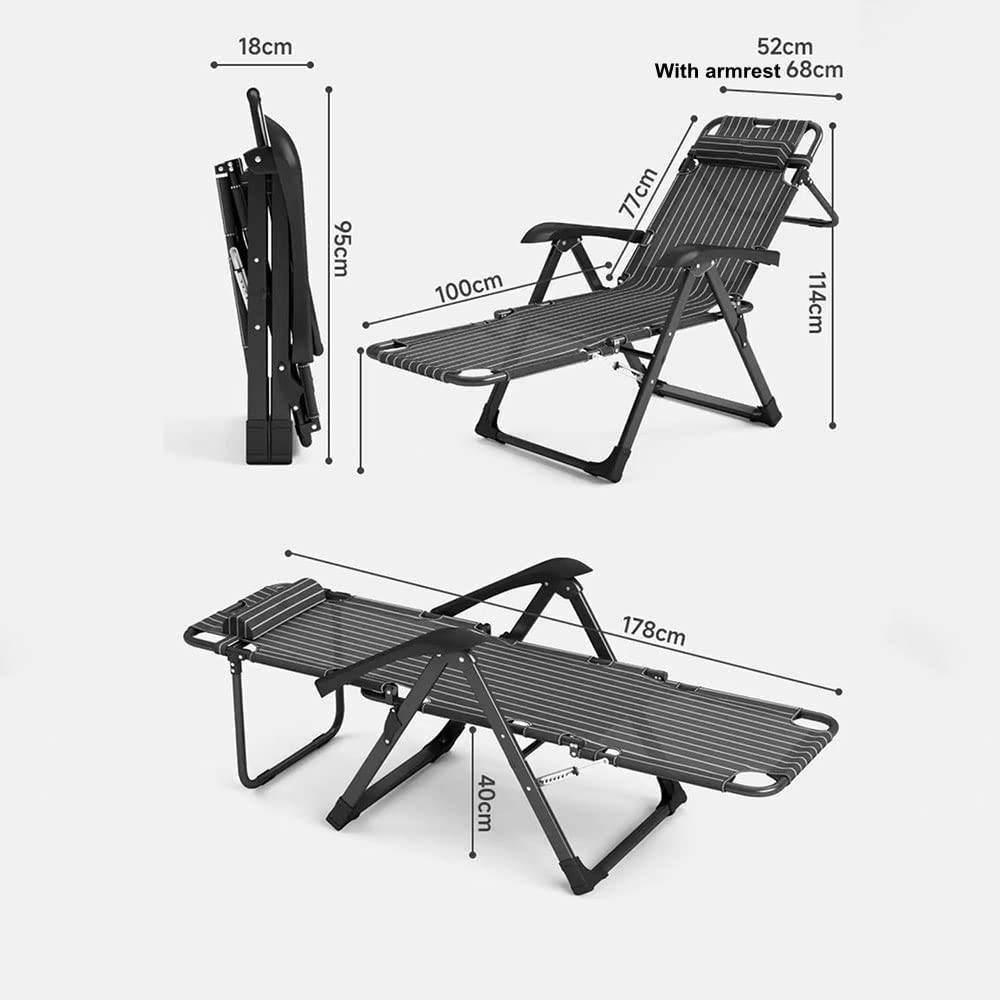 COOLBABY ZRW-TY03 Lightweight Reclining Chair with Adjustable Footrest - COOLBABY