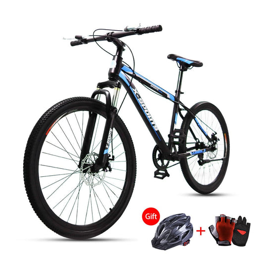 COOLBABY ZXCA6 Mountain Bike 26 inch with Iron mountain frame, Featuring 38mm suspension fork and Disc brake, Anti-Slip Bicycles - COOLBABY