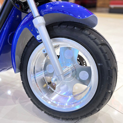 3000W Electric Motorcycle, tyre Double Seat with double battery - COOLBABY