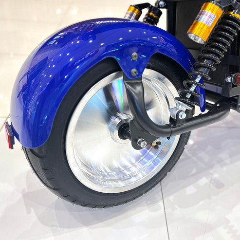 3000W Electric Motorcycle, tyre Double Seat with double battery - COOLBABY