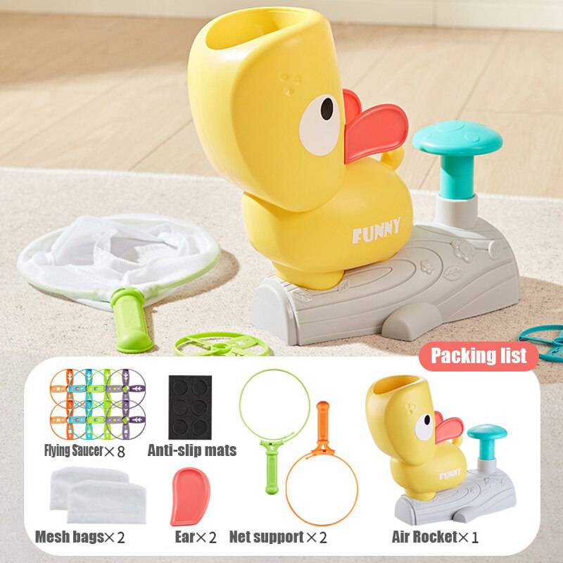 COOLBABY Outdoor Disc Launcher Game Set for Kids - Safe and Fun Family Activity - COOL BABY