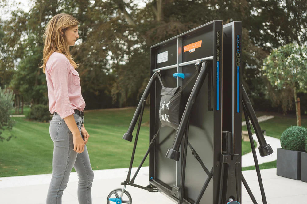 Table Tennis/Ping Pong Folded Cover - Black - COOLBABY