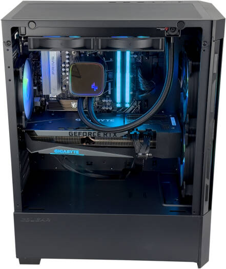 High-End Gaming PC: AMD Ryzen 7 5700X3D, RTX 4060 Ti, 32GB RAM, 500GB SSD + 1TB HDD - COOLBABY