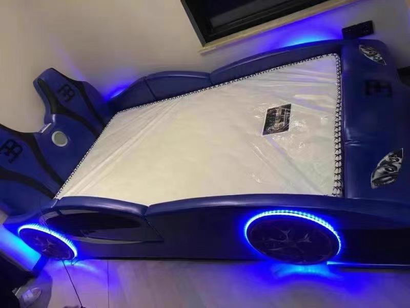 COOLBABY ZLJ1130 Children's Bed Boys Bed Car Style Single Bed - COOLBABY