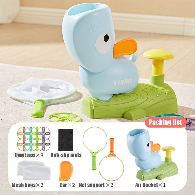 COOLBABY Outdoor Disc Launcher Game Set for Kids - Safe and Fun Family Activity - COOL BABY