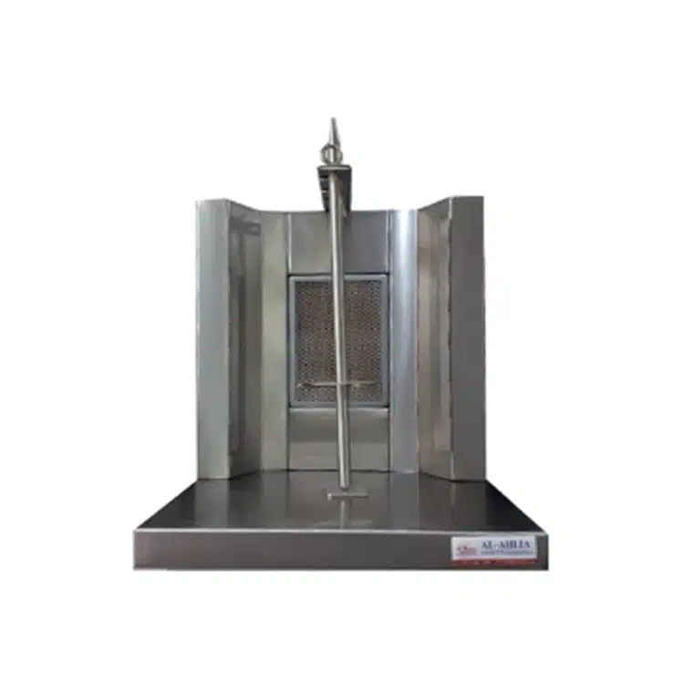 Tabletop Single Burner Gas Shawarma Machine | LPG & Natural Gas | Stainless Steel | Made in UAE