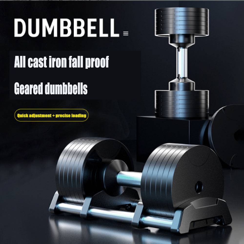 COOLBABY GL24-RD2 48KG Adjustable Double Dumbbells – Home Gym Essentials, Non-Slip, Rust-Resistant, Red/White, 2 Pieces (24KG Each) - COOL BABY