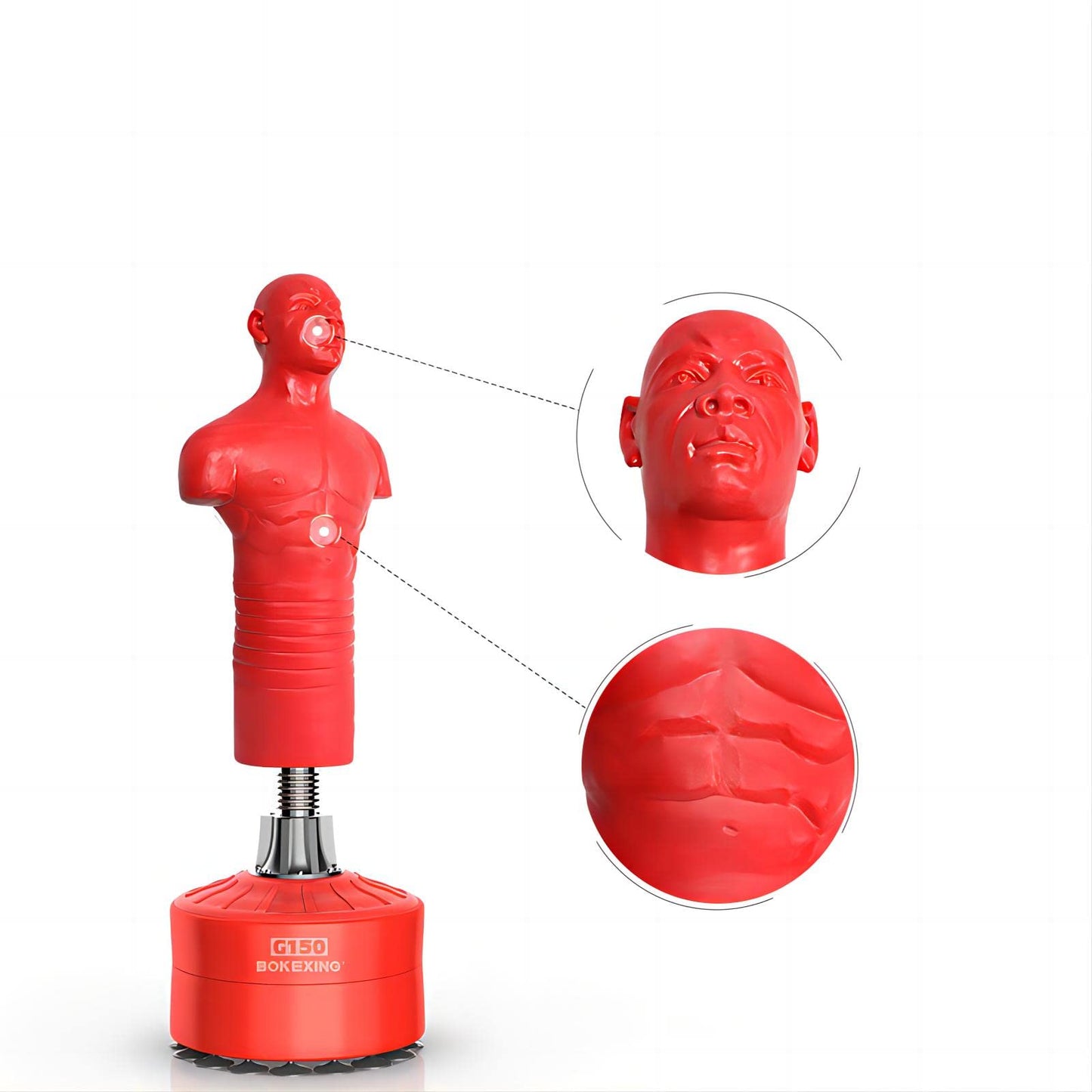 Cool Baby Boxing Dummy, Full Body Boxing Frame, Silicone Punching Bag - COOL BABY