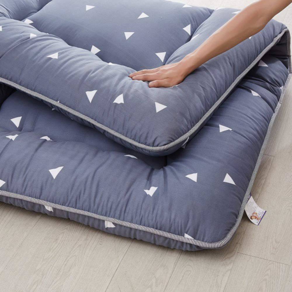 COOLBABY Floor Mattress Futon Mattress Roll Up Camping Mattress Tatami Mat Foldable Mattress for Bed Couch Mattress Pad Twin,200CM*150CM - COOL BABY