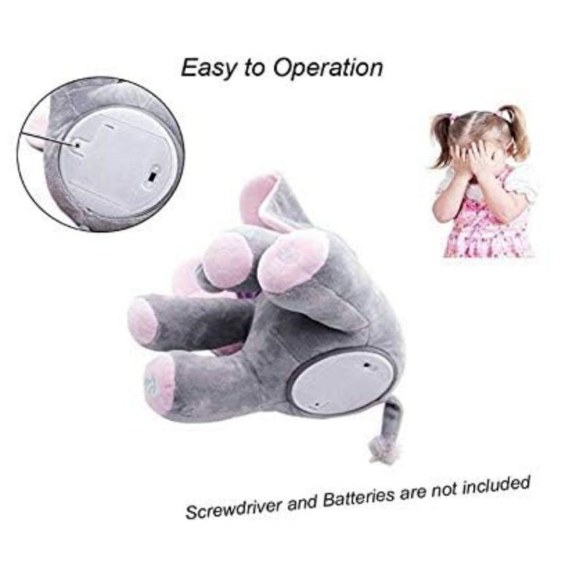 COOLBABY ZJJ0212 Elephant Stuffed Doll Toys Kids Gift Present Boys & Girls - COOL BABY