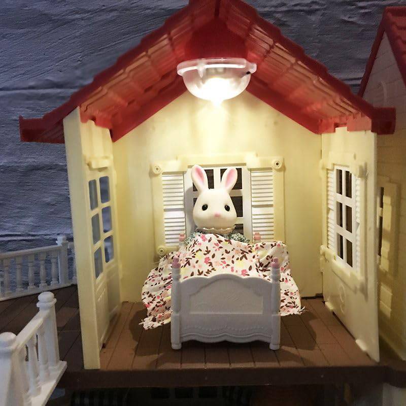 COOLBABY Forest Animal Family Children's Home Simulation Villa Set, Castle Lighting Big House Toy Gift Box - COOL BABY