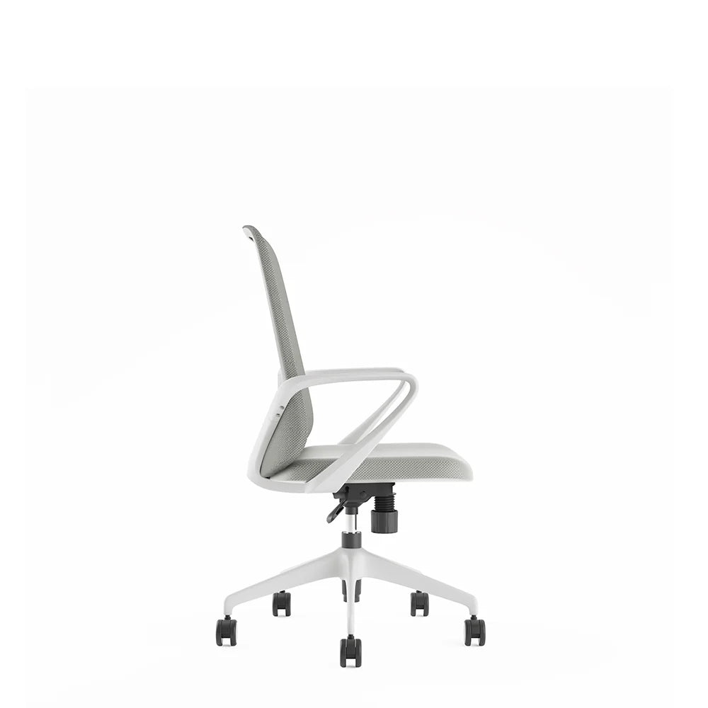 COOLBABY Ergonomic Office Chair with Fixed Armrests, Lumbar Support & Butterfly Mechanism - COOLBABY